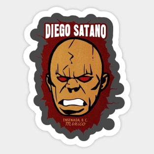 Vintage Mexican Wrestler Sticker